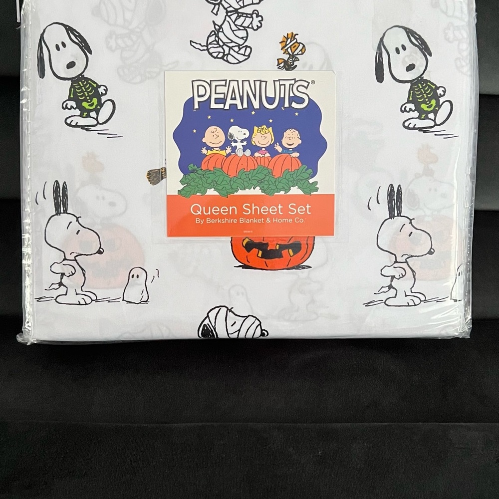 Berkshire Peanuts Halloween Queen Sheet Set